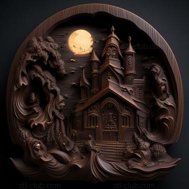 3D модель St Evil Delusion Челябинск в темноте игра (STL)
